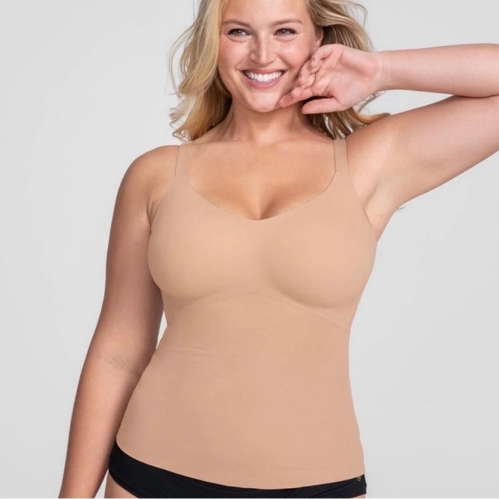 Honeylove LiftWear Shapewear Sand Nude Cami Tank‎ Top Medium
